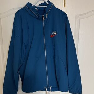Nike Royal Blue Windbreaker Jacket
